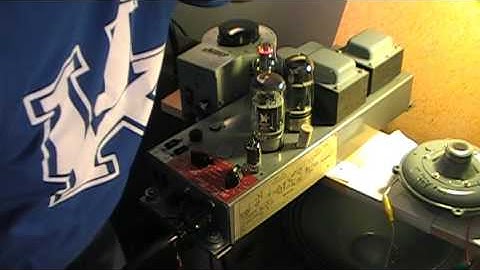 Preliminary Sound Check Of A Rebuilt Vintage Leslie 147 Amplifier