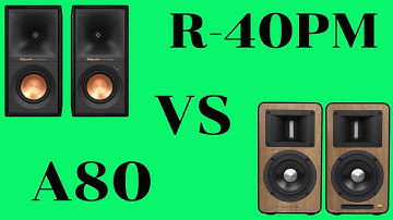 Klipsch R-40PM  VS  Edifier Airpulse A80 (Soundtest)