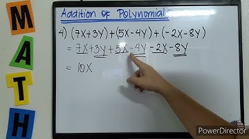 TAGALOG: Addition of Polynomials #TeacherA #MathinTagalog