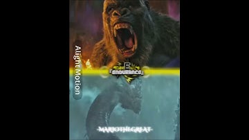 King Ghidorah VS Kong #capcut #edit #monsterverse #alightmotion #1v1 #shorts #fyp #ghidorah #kong