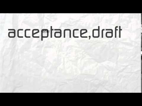 BANKER'S ACCEPTANCE - YouTube