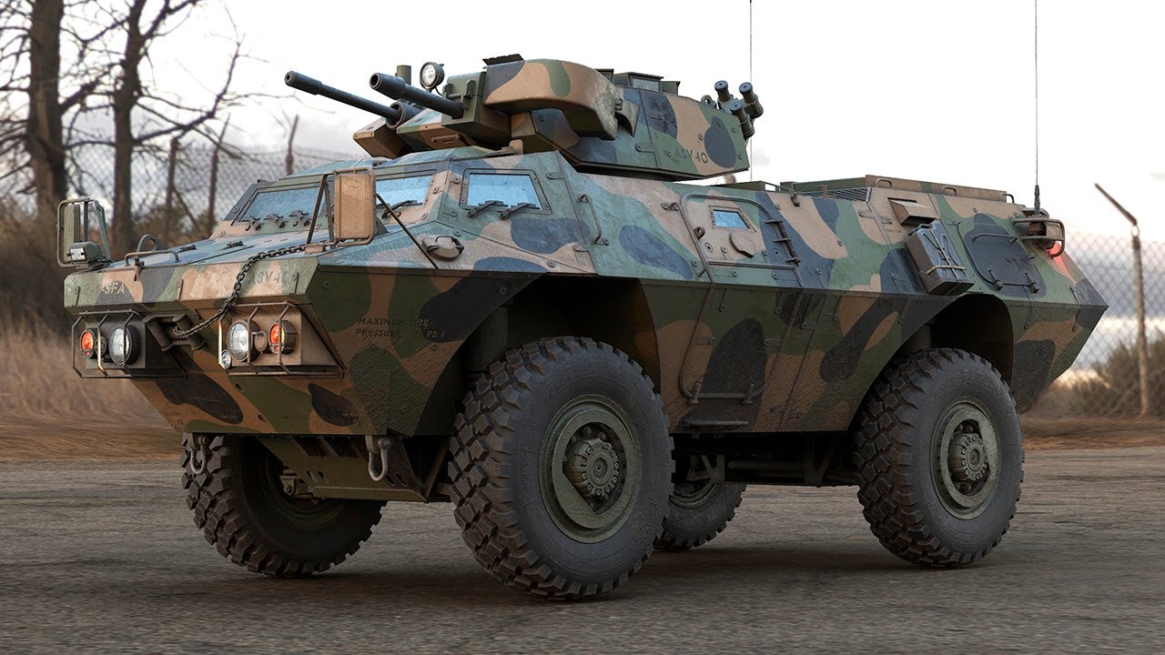 M1117 Guardian ASV PBR 3D model