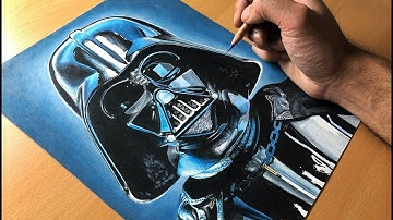 Drawing Darth Vader - Star Wars - Time-lapse | Artology