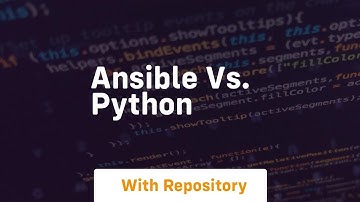 Ansible vs  python