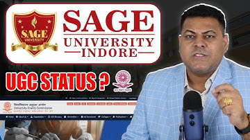 Sage University MP को UGC पर कैसे Check करें? क्या है University का UGC पर Status?🤷‍♂️