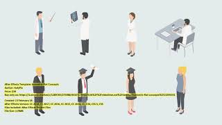 Isometric Flat Concepts | After Effects Template | VideoHive 21395591