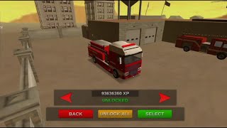 Firefighter Simulator 3D | City (Tutorial) - DAF 95 XF screenshot 5