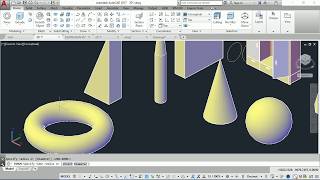 Học AutoCAD 3D (1) tổng hợp các lệnh CAD 3D quan trọng thường dùng