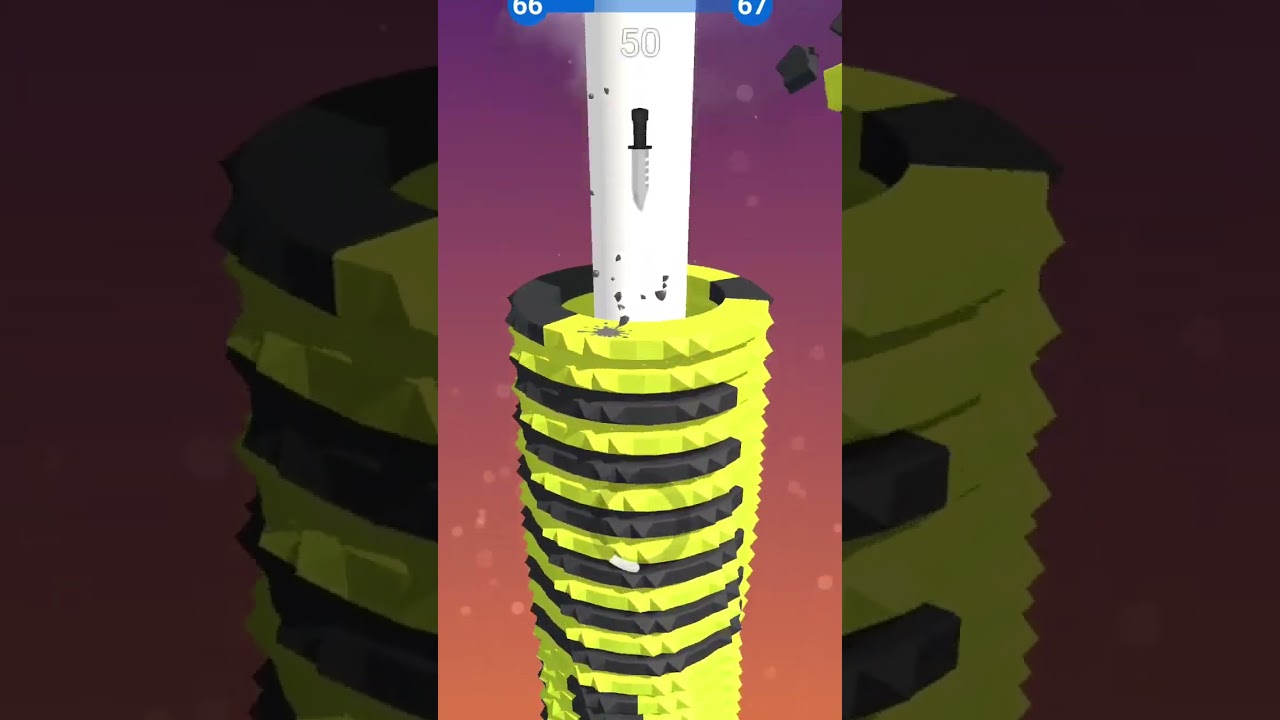 stack ball rolling game 