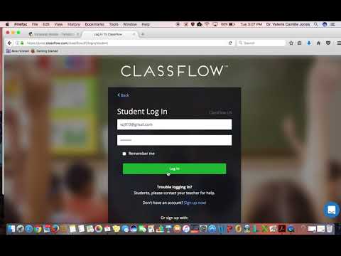 Student login Classflow