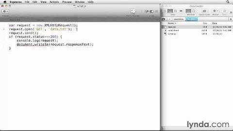 01 03 Асинхронные запросы  (Lynda.com - js and AJAX)