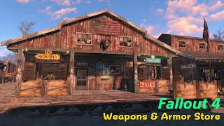 Fallout 4 - Weapons &amp; Armour Store(Revised) - STARLIGHT(Drive-in). DLC/CC - No Mods (PS5  Pro)