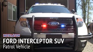 Ford Interceptor SUV patrol vehicle build