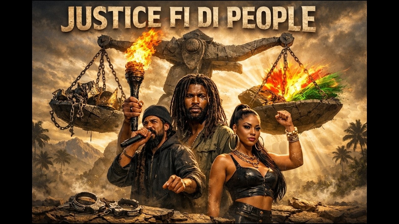 Darmian Marley ft. Shenseea & Chronixx-- Justice fi di people (Lyrics video)