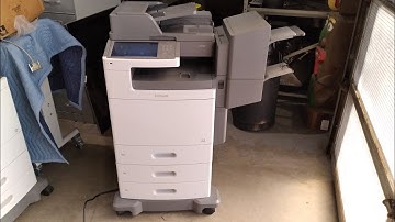 Lexmark XS798de Demonstration / Demo