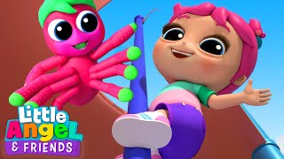 Itsy Bitsy Spider Playtime with Jill! | Little Angel And Friends Kid Songs