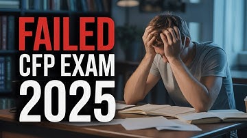 Five Things to Do After a FAILING the CFP Exam