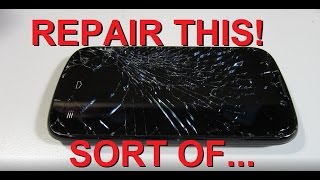 How to FIX a broken/ cracked phone screen- CHEAP!!!