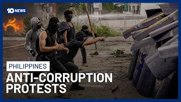 Thousands Protests In Manila Over Philippine Flood Control Corruption | 10 News