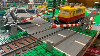 Unser Lego Stadt Update - die Eisenbahn Bahnschranke wird eingebaut + Baututorial zum Nachbau