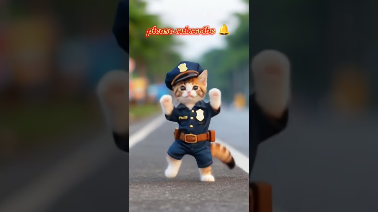 cute cat dance 😫🐈🥰