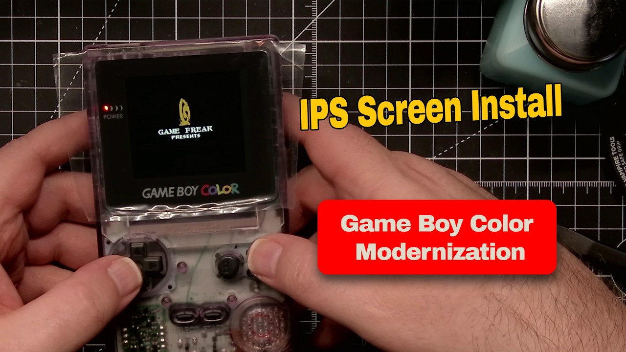 Game Boy Color Restoration – No Commentary Bench Repair - YouTube