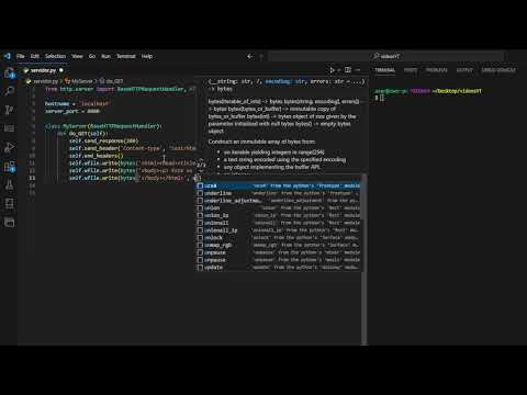 Hacer un servidor con Python