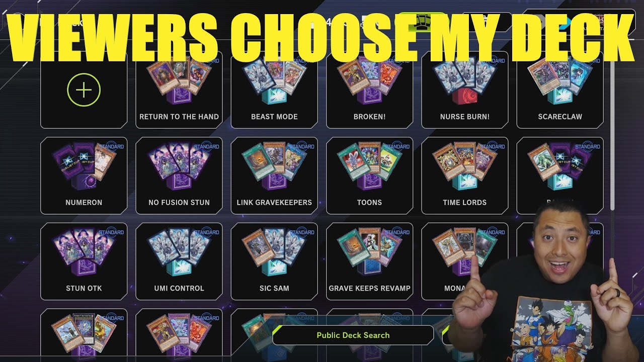 VIEWERS CHOOSE MY DECK YUGIOH MASTER DUEL VIEWERS CHOOSE MY DECK YUGIOH MASTER DUEL