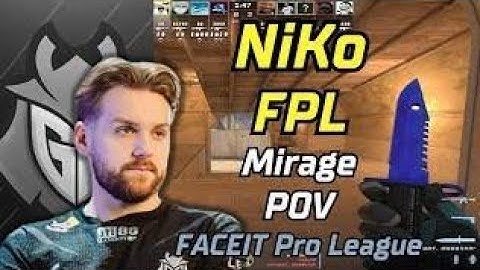 NiKo plays FPL first time in CS2 | Mirage POV | FACEIT Pro League | Apr 18, 2024 #cs2 #demo #g2 #pov
