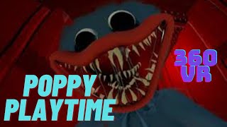 360 VR Video Poppy Playtime Huggy Wuggy - Virtual Reality Experience - Horror Game 😱😱😱
