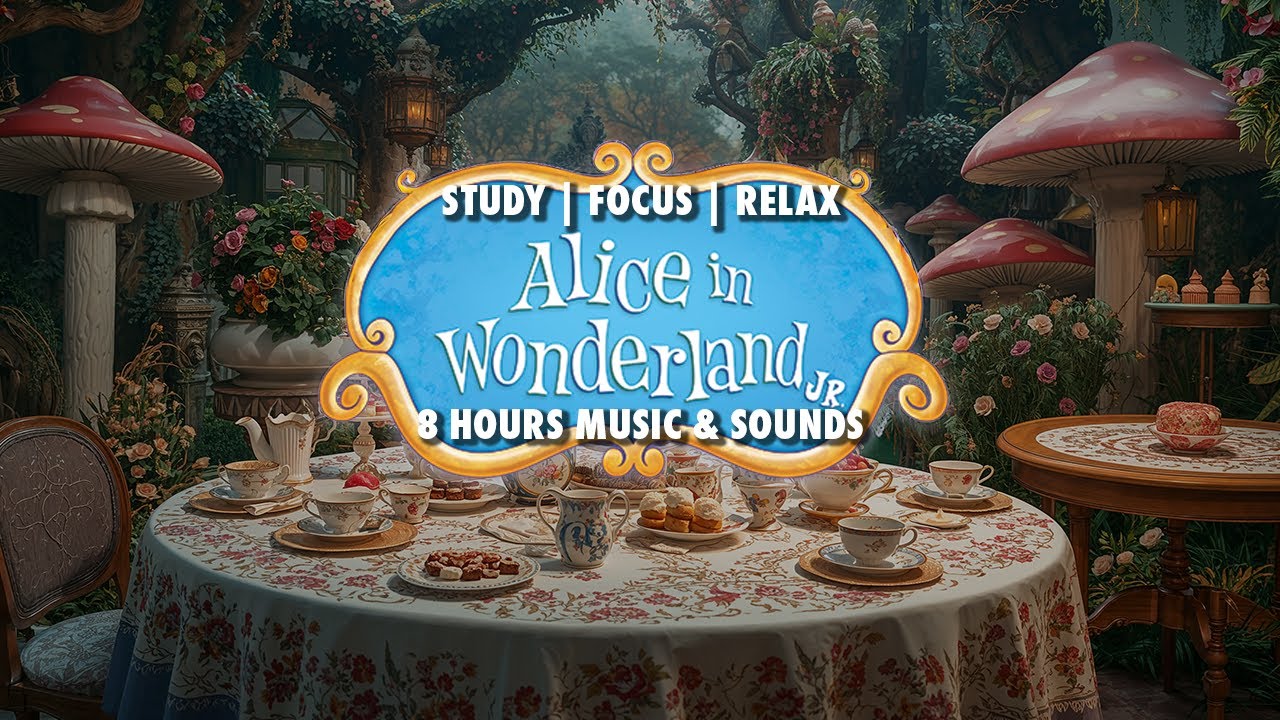 🫖 Alice in Wonderland Mad Hatter’s Tea Party Ambience 🍰 | 8 Hours of Relaxing Fantasy Sounds