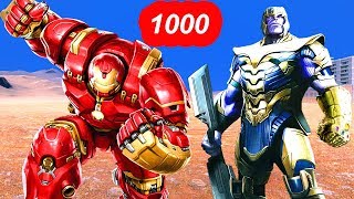 THANOS VS HULKBUSTER 😱 - UEBS