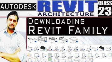 REVIT |23 Downloading Revit Family (Part 1) For Revit Architecture |Cad Tutorials By Yasir