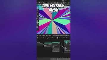 How to make this abstract Animation With geometry nodes!