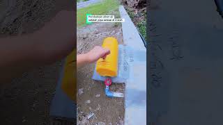 Akhirnya bisa di gunakan AIR / PDAM tersebut setelah pipa selesai di install.