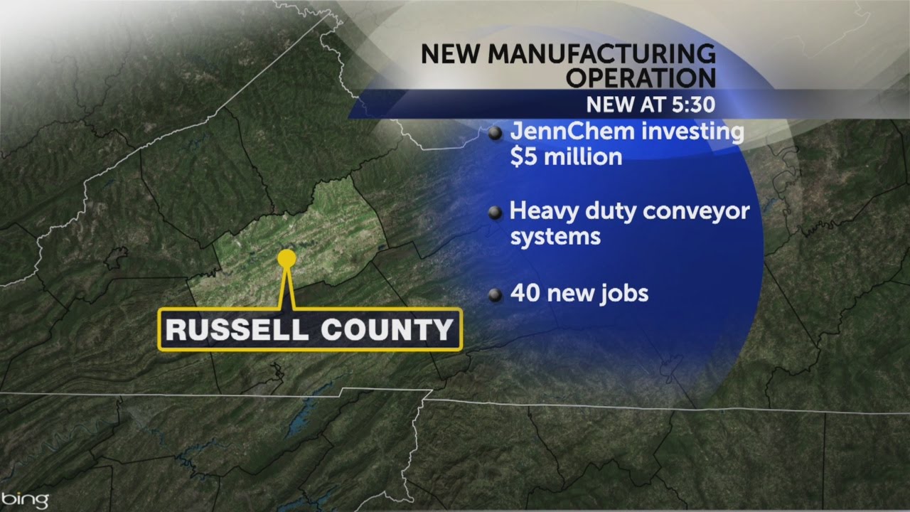 Manufacturing operation to create 40 new jobs in Russell Co. YouTube