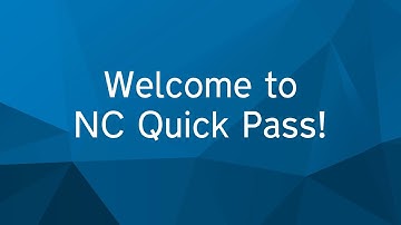An Introduction to NC Quick Pass