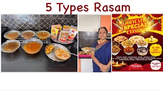 5  Types   Rasam   South Indian Special Soups        Beginners  & Bachelors  Special 