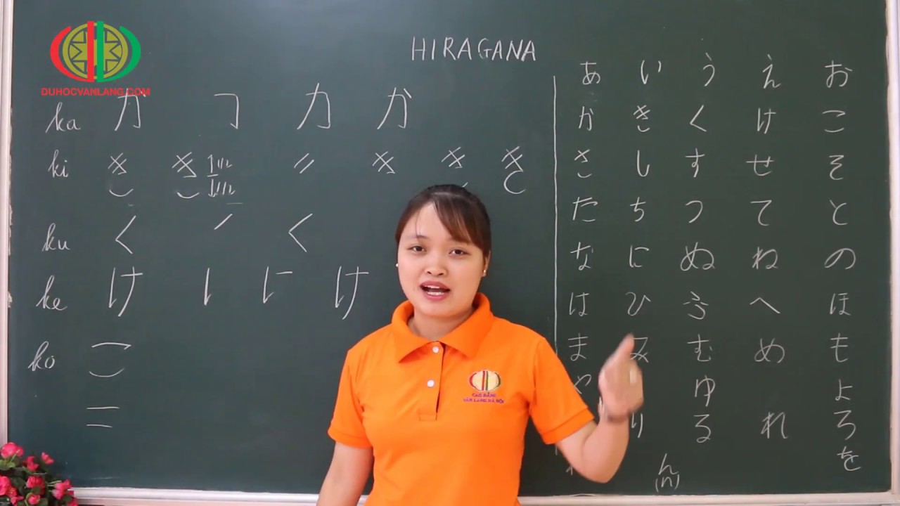 Học tiếng nhật bảng chữ cái | Bảng chữ cái Hiragana – Tiếng Nhật giao tiếp N5 giáo trình Minano Nihongo