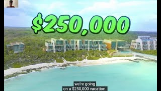 1$ VS 250,000$ VACATION REACTION