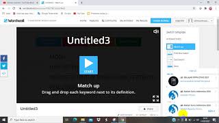 TUTORIAL MEMBUAT MATCH UP DALAM WORDWALL screenshot 2