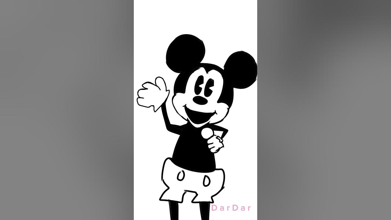 Mickey Mouse sings Shinunoga E-Wa #art #fyp