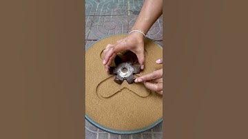 The art of metal cadting and smelting on sand #art #experimnent #diy #metal #amazing