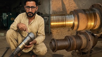 💪 “From Broken to Brand New | Amazing Axle Rebuild & Welding Work” Heavy Vehicle Axle Repair