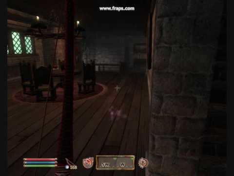 Oblivion What Happens when you mess with a red guard