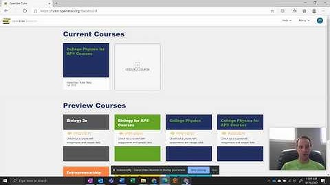 OpenStax Tutor Enrollment