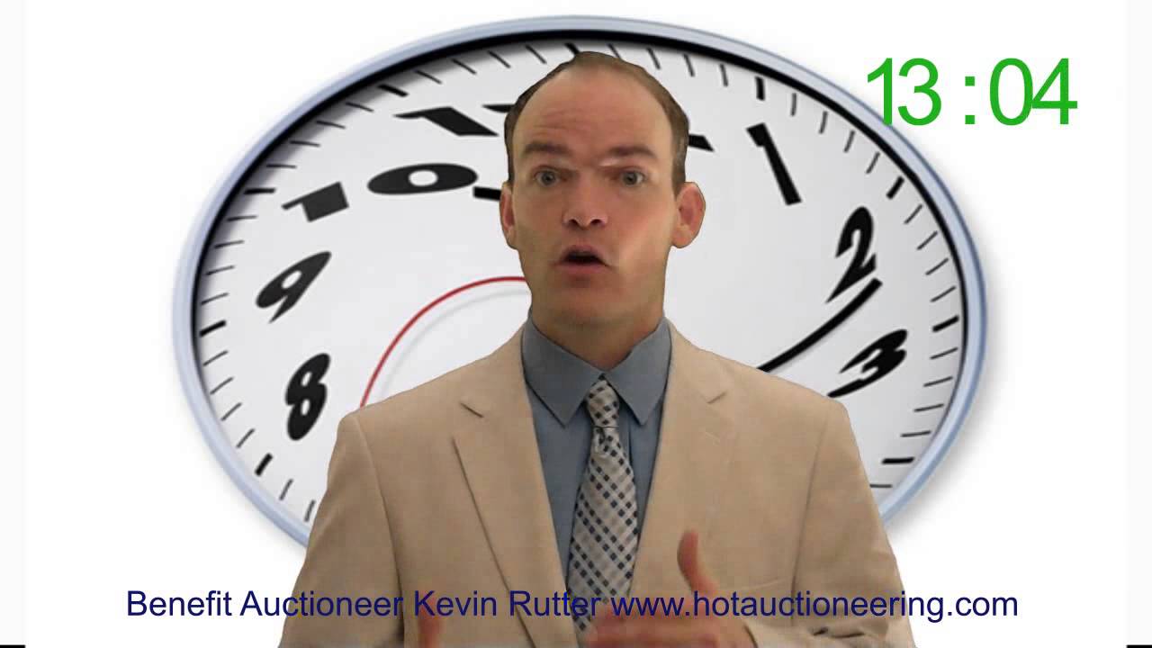 Charity Auction Idea 76: What's the Best Time to Have Your Live Auction?