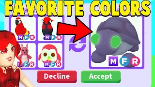 I Traded ANYTHING in YOUR Favorite COLOR! (Adopt Me)