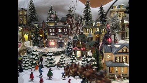 2021 Christmas Village is up & Trains are Running! #short