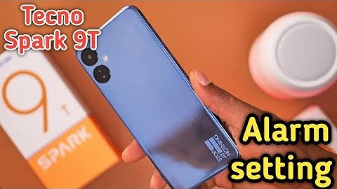 How To Set Alarm In Tecno Spark 9T, Alarm Setting In Tecno Spark 9T,